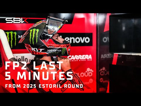 DIE LETZTEN 5 MINUTEN eines actiongeladenen FP2 in Estoril 🔥 | 2025 #EstorilWorldSBK 🇵🇹