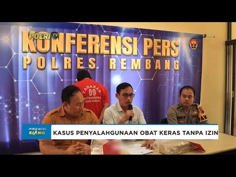 POLRES REMBANG UNGKAP KASUS PENYALAHGUNAAN OBAT