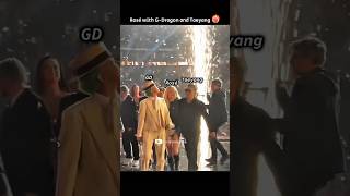 Rosé Taeyang and G-Dragon in one frame ❤️🖤 Front view #kpop #rosé #taeyang #gdragon #shortsviral