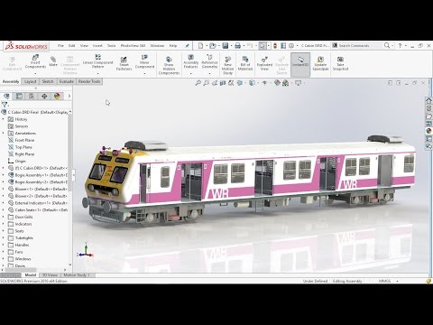 Solidworks Train Modeling Tutorials: Introduction to the Whole Series [English Audio]