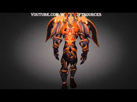 Night Elf Warrior Tier 5 armor set - T5 - Destroyer Battlegear / Armor