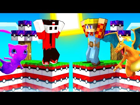 SOPRAVVIVO SOPRA UN BLOCCO POKEMON LEGGENDARIO SU MINECRAFT - ITA