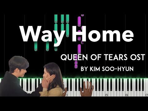 청혼 (Way Home) by Kim Soo Hyun (Queen of Tears OST) piano cover + sheet music + lyrics