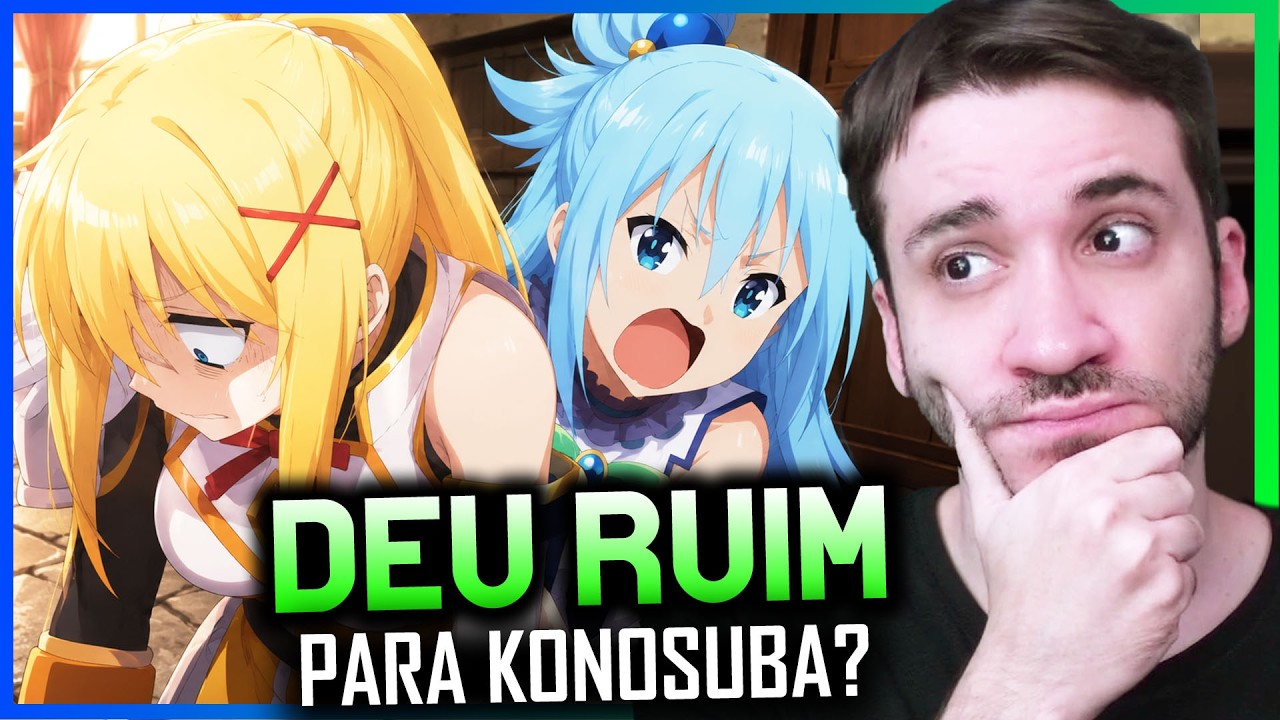 MUDARAM DIRETOR E ESTÚDIO DE KONOSUBA!