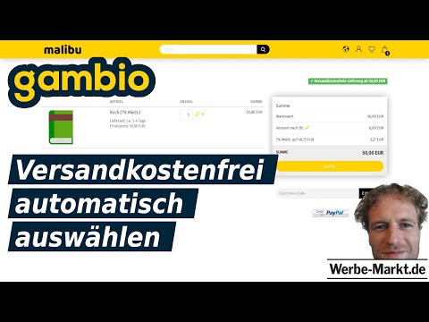 Gambio: Kostenpflichtiger Versand trotz erreichter Versandkostenfreigrenze?