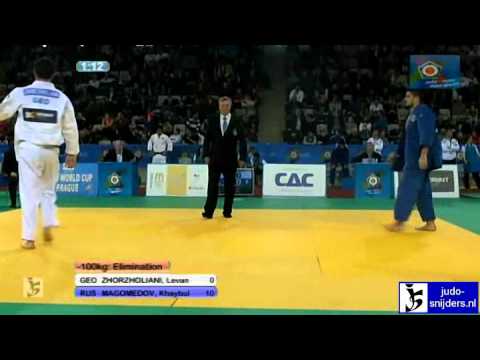 Judo 2012 World Cup Prague: Zhorzholiani (GEO) - Magomedov (RUS) [-100kg]