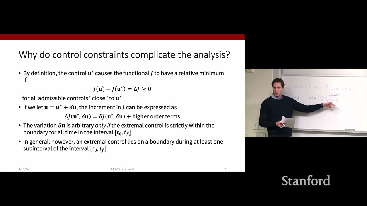 Stanford AA203 Optimal and Learning-Based Control | Spring 2026 | Lecture 5: Computational Methods