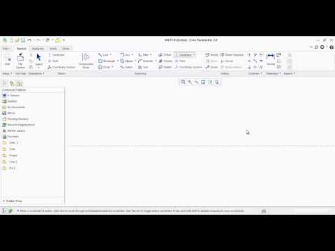 Creo Parametric 2.0 Video Tutorials Chapter-2 Part-1