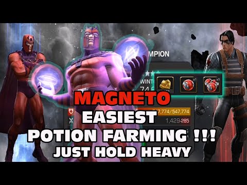 Magneto Easiest potion Farming 2020. Marvel Contest Of Champions (MCOC)