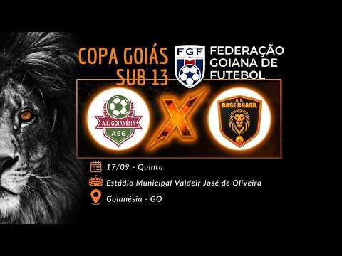 Goianésia X Base Brasil - Goianésia GO - Copa Goiás Sub 13