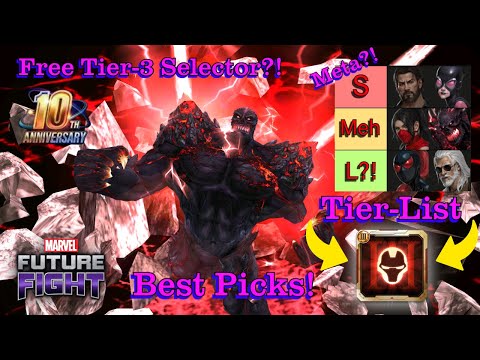 Free Tier 3 Selector Tier List 2025 – Who Should You Pick?! | Marvel Future Fight 10th Anniversary