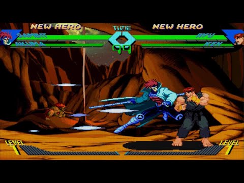 Mvc collection x-men vs street fighter gambit 100% combo