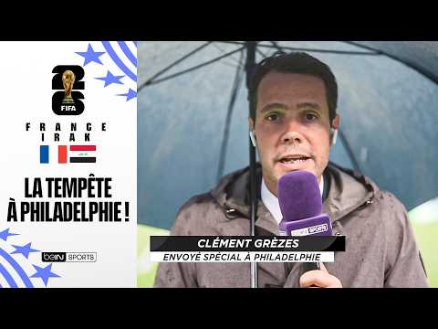 ÉNORME TEMPÊTE à Philadelphie, le match des Bleus DÉCALÉ ?