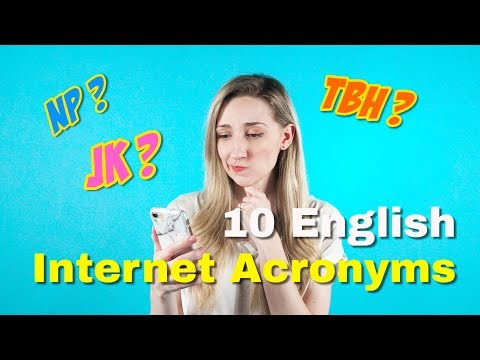 VT English | English Internet & Texting Acronyms