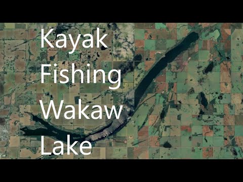 Kayak Fishing Wakaw Lake, Saskatchewan