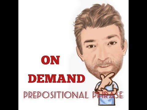 English Tutor Nick P Prepositional Phrase (90) On Demand - Origin