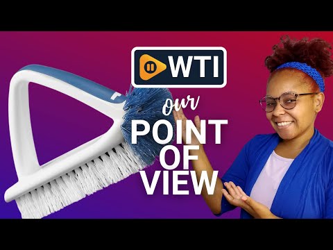 Unger 2-in-1 Bath & Tile Scrubber Brush Tool – Crevice Cleaning Brush - WTI product video review