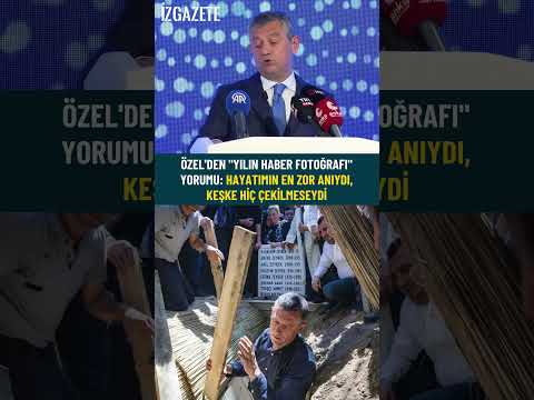 Özgür Özel’in Ferdi Zeyrek’in cenazesinde çekilen fotoğrafı ödül aldı: "Keşke hiç çekilmeseydi"