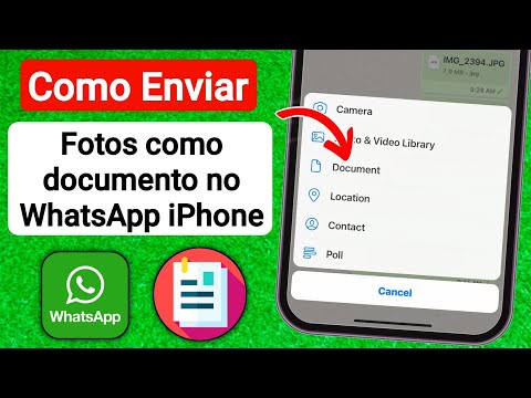 COMO ENVIAR FOTO COMO DOCUMENTO NO WHATSAPP PELO IPHONE | Enviar FOTOS como DOCUMENTO por WHATSAPP