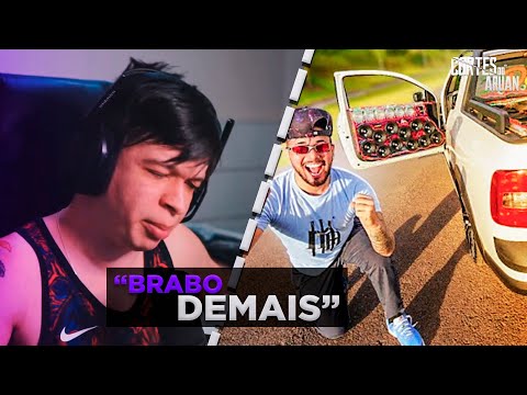 ARUAN REAGE A O SOM DA SAVEIRO CROSS FICOU PRONTO 😍 !!!! (LEO DA HORNET) - Cortes do Aruan