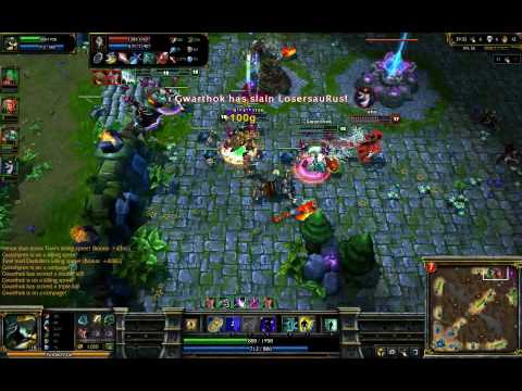 LoL Epic - Poppy Quadra Kill