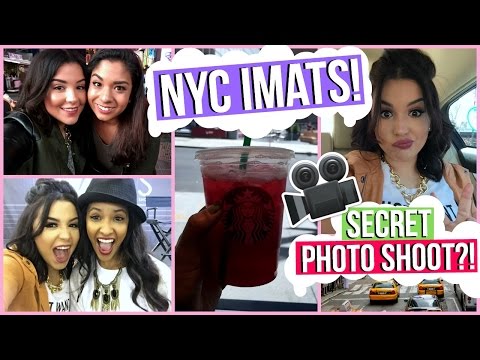 SECRET PHOTOSHOOT?!! + IMATS NYC & NYX AFTER PARTY! Video