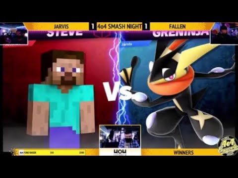 SSBU - 4o4 Smash Night 4 - VA| Fallen (Steve) vs Jarvis (Greninja) - Winners Round 3