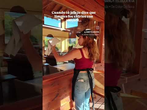 cómo limpian en Dulces momentos, al pie de la letra jajajajaja #epuyen #chubut