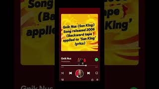 Gnik Nus (Sun King) ⏪🎙️| The Beatles
