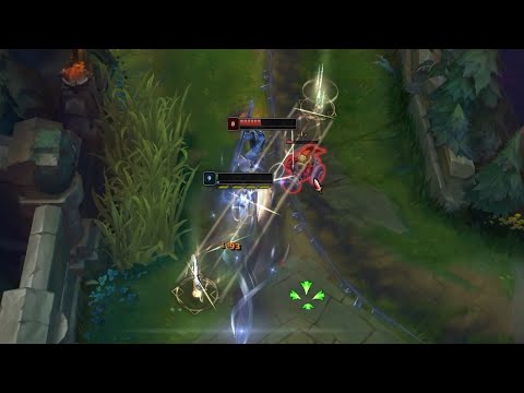 I warm up with Irelia every League day