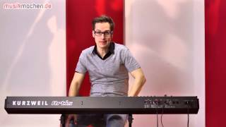 Video thumbnail for Kurzweil Artis Stagepiano im Test auf musikmachen.de by musikmachen.de