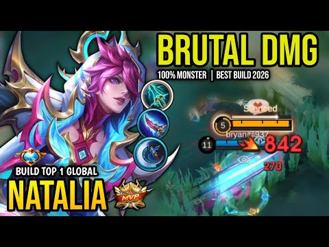 NATALIA BEST BUILD 2026 | BUILD TOP 1 GLOBAL NATALIA GAMEPLAY | MOBILE LEGENDS✓