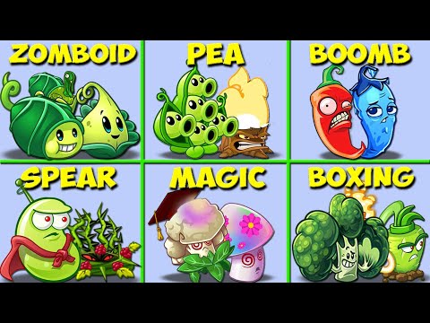 Random 6 Team Plants Battlez - Who Will Win? - PvZ 2 Team Plant VS Team Plant