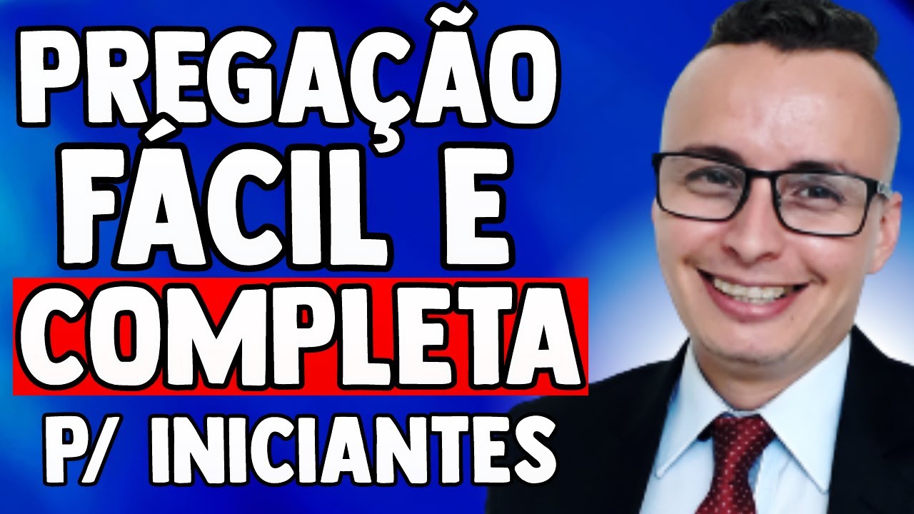 PREGAÇÃO FÁCIL PARA INICIANTES + ESBOÇO GRÁTIS | Thalles Villas