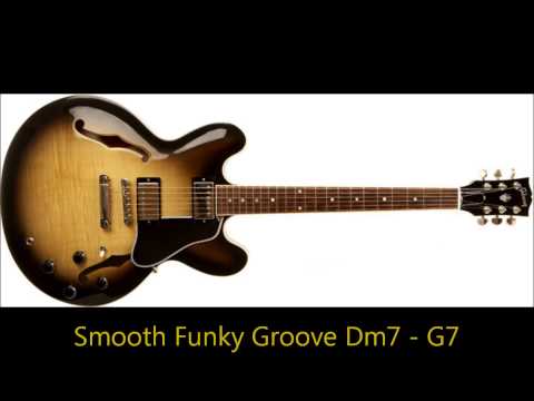 Smooth Funky Groove Dm7 - G7 long backing track