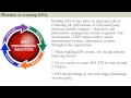 Developing KPIs 