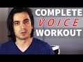 A COMPLETE Vocal Workout Power Range Runs Singing In Tune