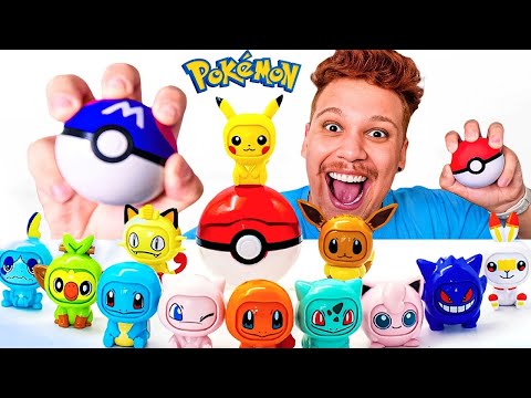 INCRÍVEL! EU COMPREI POKÉBOLAS MISTERIOSAS COM POKÉMONS DE VERDADE DENTRO!