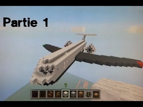 comment construire avion minecraft
