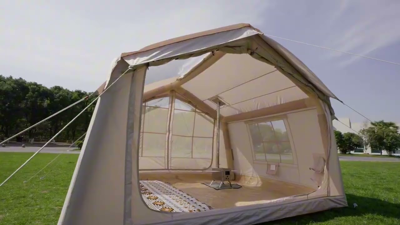 Aboron CQ6 Inflatable Tent Setup Tutorial