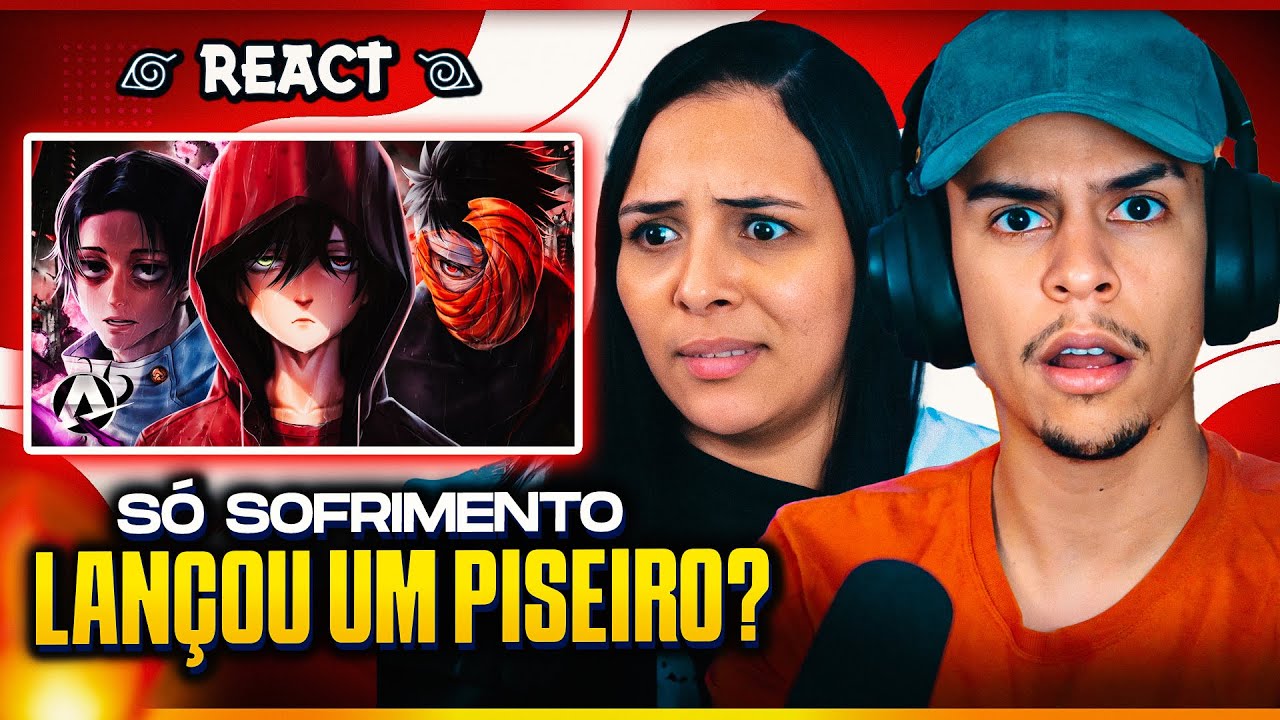 ANIRAP ft. VMZ e TAKA: Perdas (Yuta, Obito e Yuu Otosaka) | [Casal Jounin React] 🔥