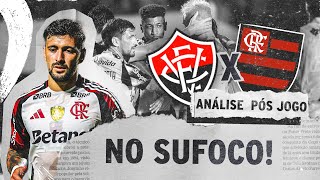 FLA PASSA POR SUSTO, MAS VENCE A PRIMEIRA NO BRASILEIRO | ANÁLISE PÓS-JOGO | VITÓRIA 1 x 2 FLAMENGO