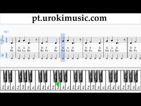 Aulas de Piano (mão direita) Nicky Jam ft. Will Smith - Live It Up Curso Aprender um-ih372