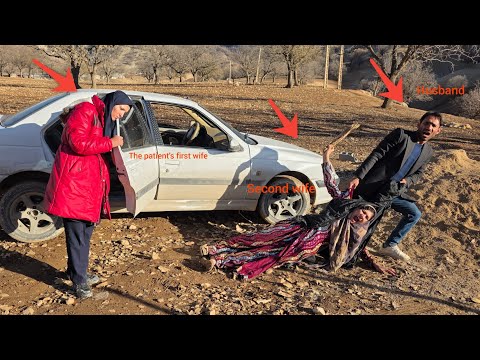 The first lady's return home from  hospital and her husband's anger at  second lady's bad behavior