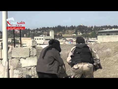 اشباكات بين حركة الفجر الإسلامية وقوات النظام في جبهة الراموسة في مدينة حلب