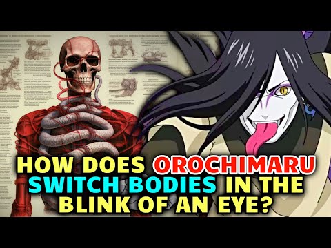 Orochimaru Anatomy - Evil Sannin Who Is Immortal and Whose Real Form is a Giant White Snake!