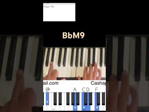 Reps in | BbM9 #piano #musictheory #music #playmusic #playpiano #learnpiano #fyp #fy #foryou