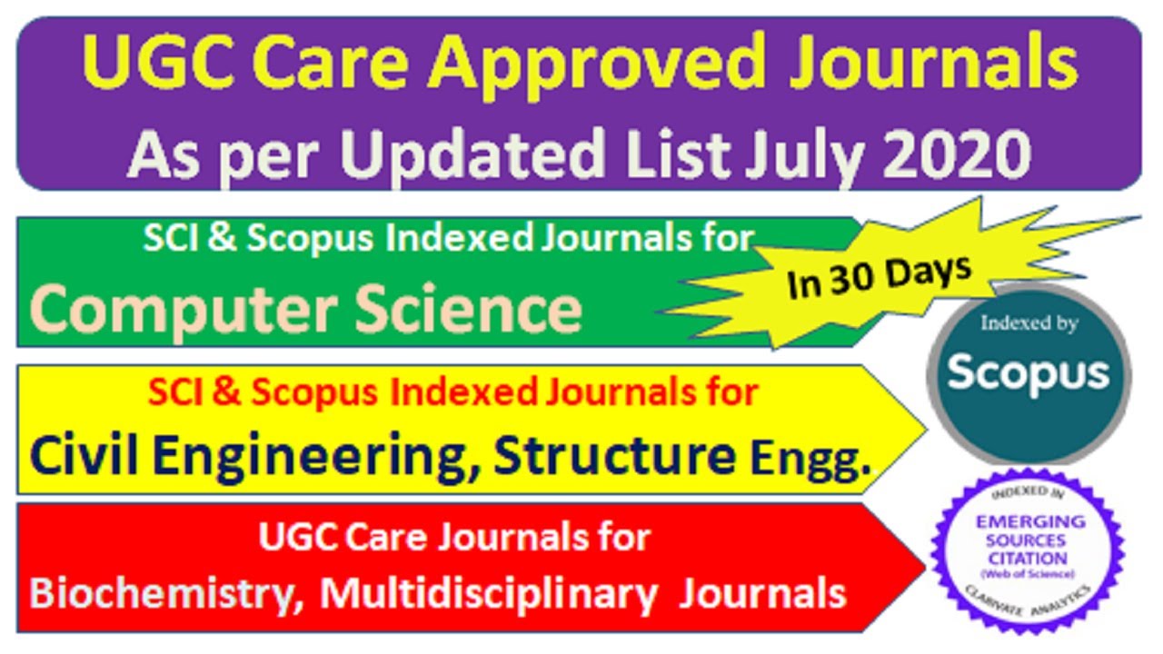 Biochemistry Journals Publish in 30 Days | Civil Engg Journals | Computer Science Journals #in30days