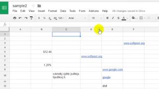 How to hide and unhide columns in Google spreadsheet