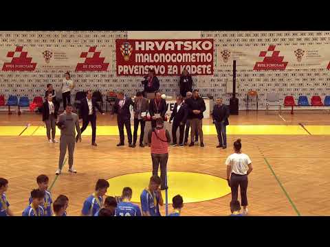 Završnica Prvenstva Hrvatske u malom nogometu za kadete 3.dan 21/22